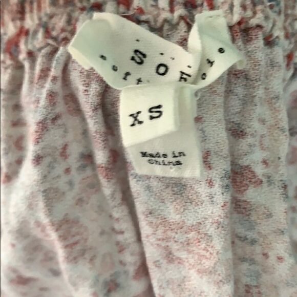 Soft Joie Morallis floral off the shoulder top - Picture 7 of 8